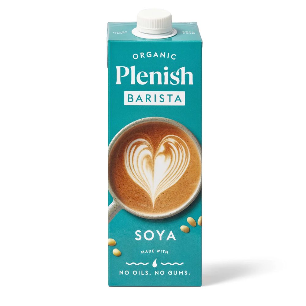 Plenish Organic Soya M*lk 8 x 1 Litre