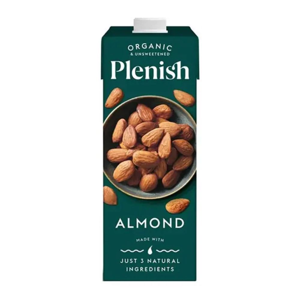Plenish Organic Almond M*lk 8 x 1 Litre