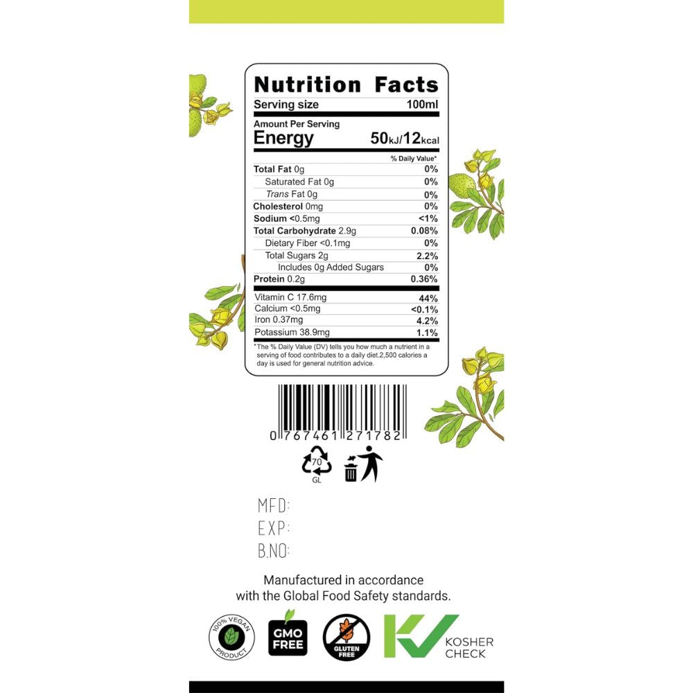 OORG Pure Soursop Graviola Juice 6 x 250ml