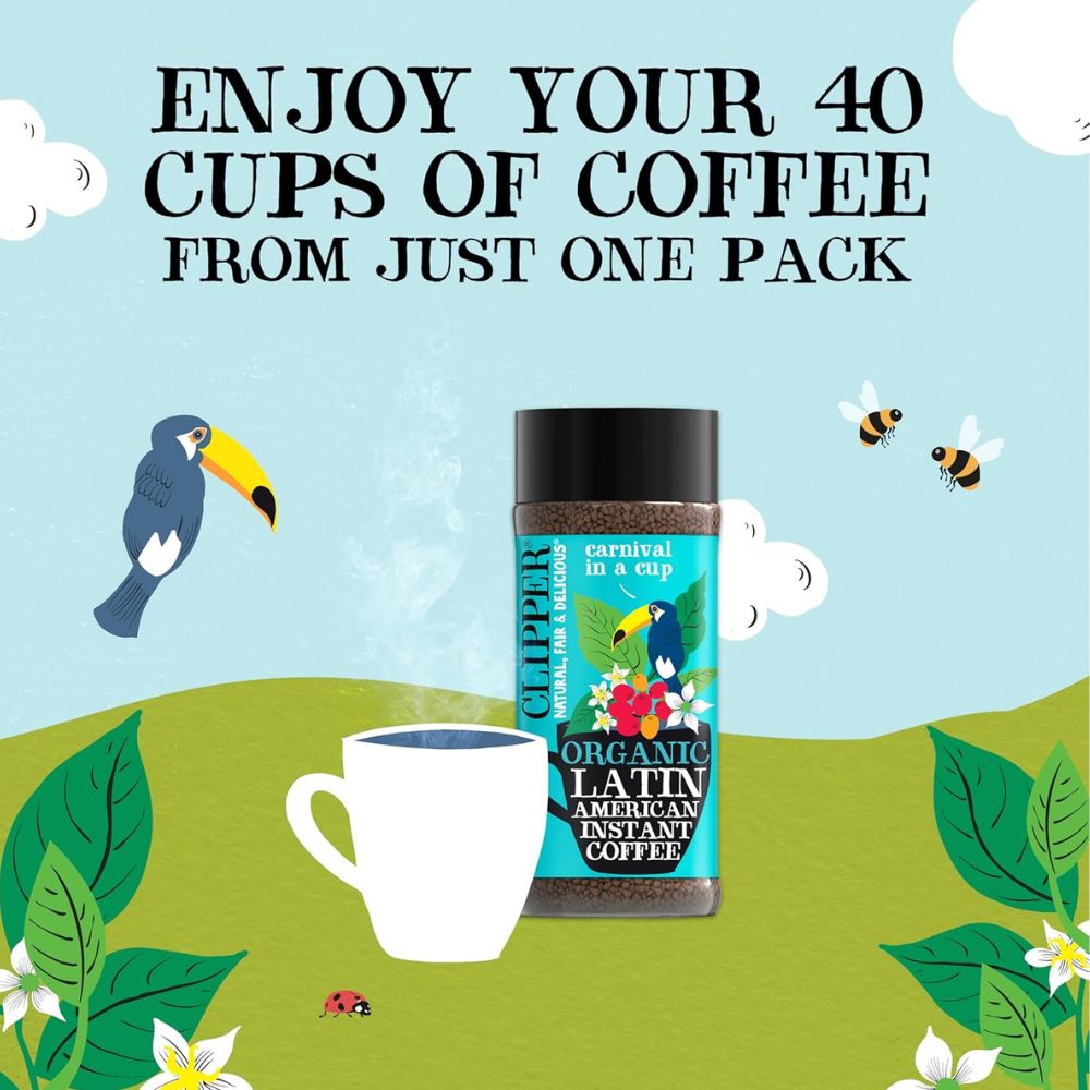Clipper Fairtrade Organic Latin American Coffee 100g