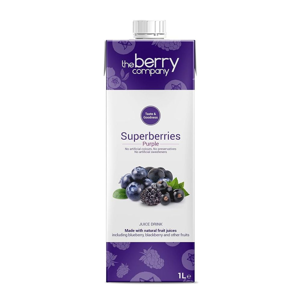 The Berry Company Superberries Purple Juice Blend 12 x 1 Litre
