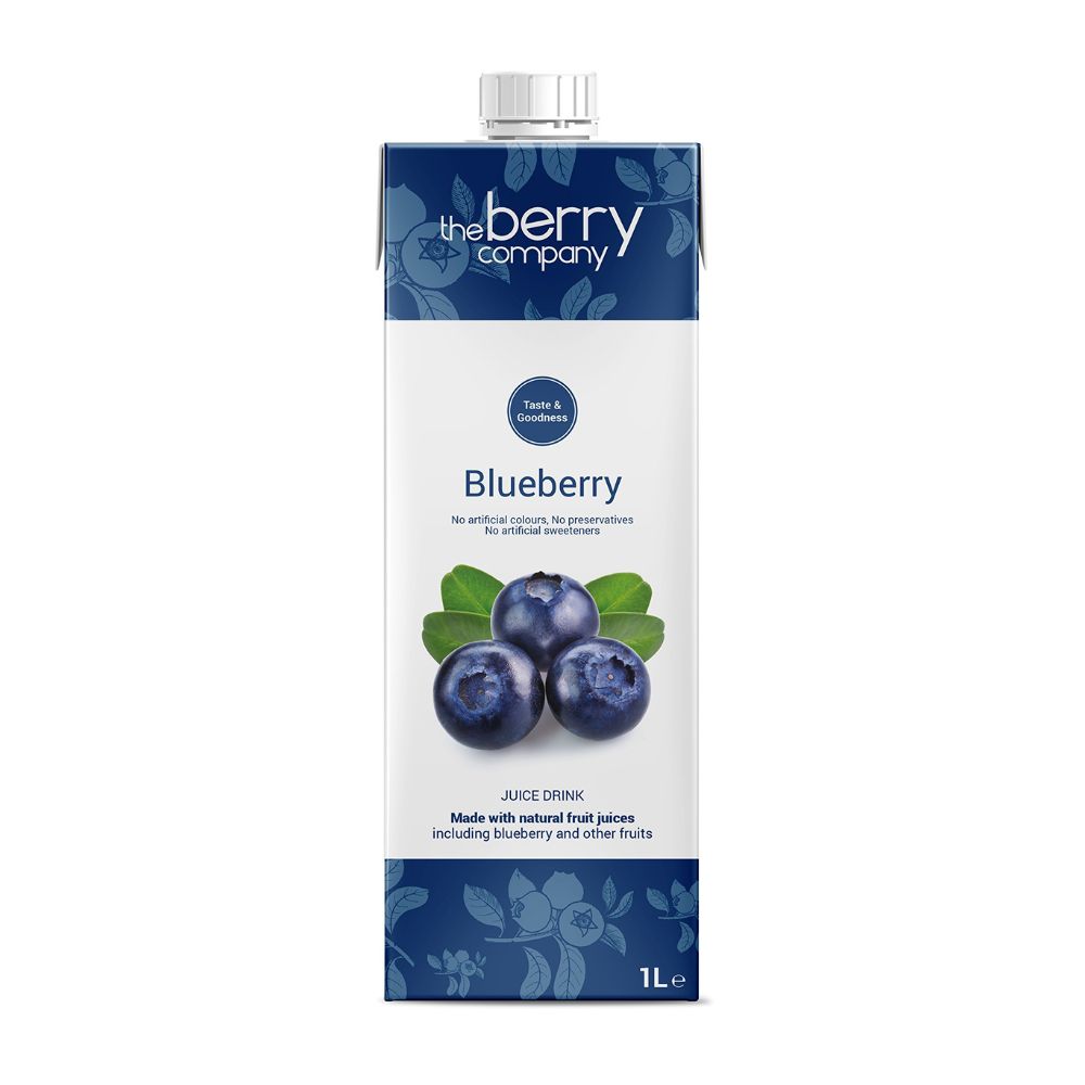 The Berry Company Blueberry Juice Blend 12 x 1 Litre