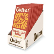 Ombar Organic & Fairtrade Blonde Caramelised White Coco Bar 10 x 70g