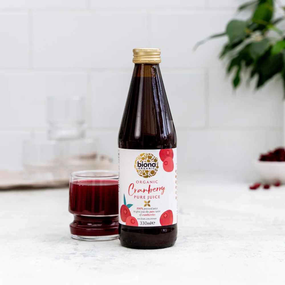 Biona Organic Cranberry Pure Pressed Juice 330ml