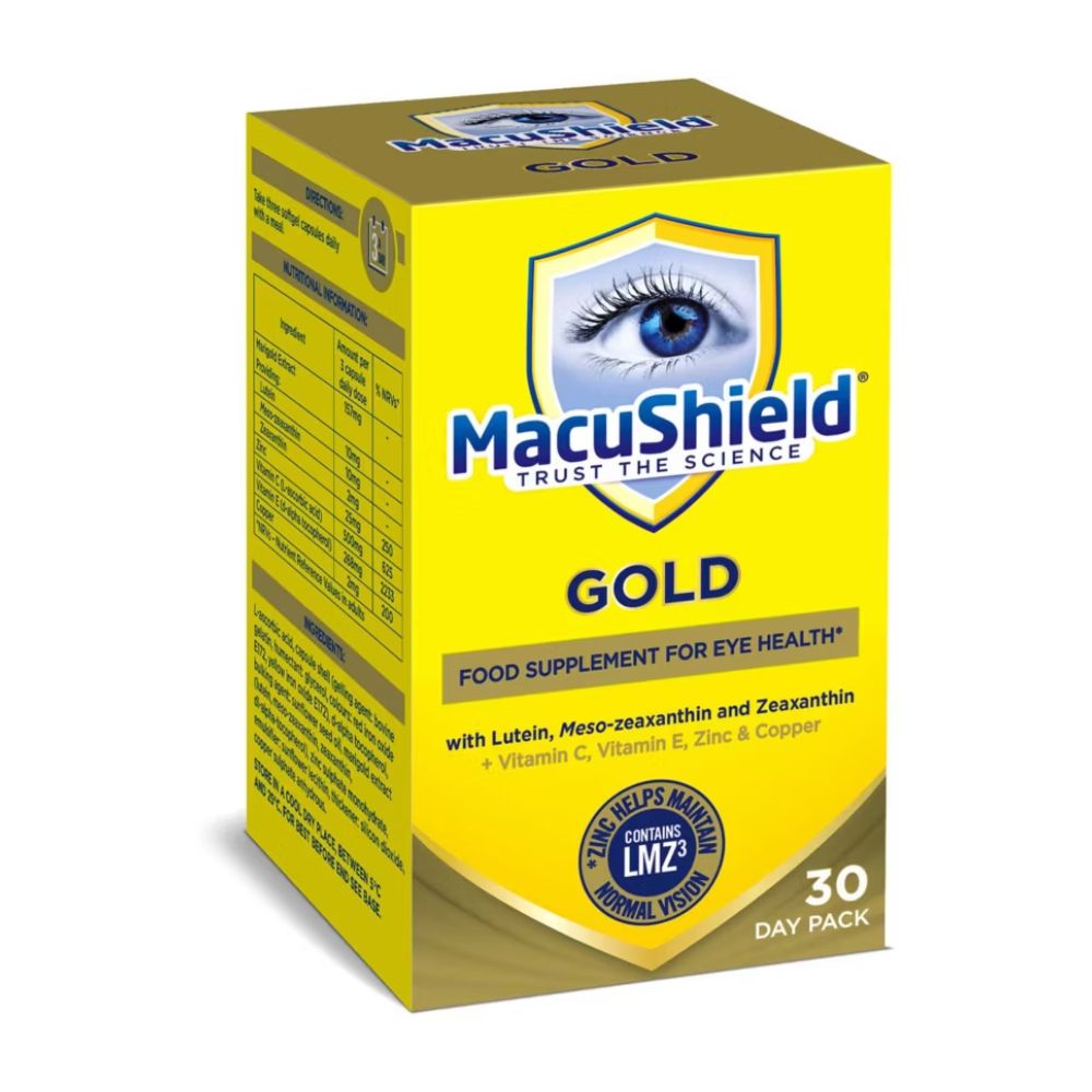 MacuShield Gold 30 Day Pack 90 Capsules