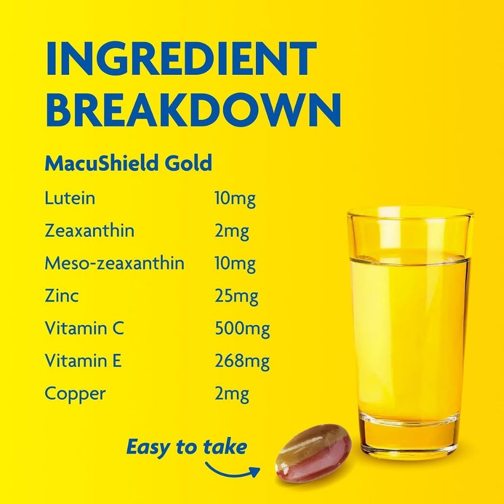 MacuShield Gold 30 Day Pack 90 Capsules