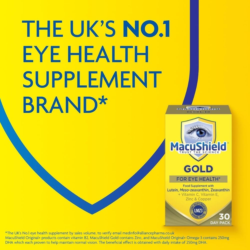 MacuShield Gold 30 Day Pack 90 Capsules