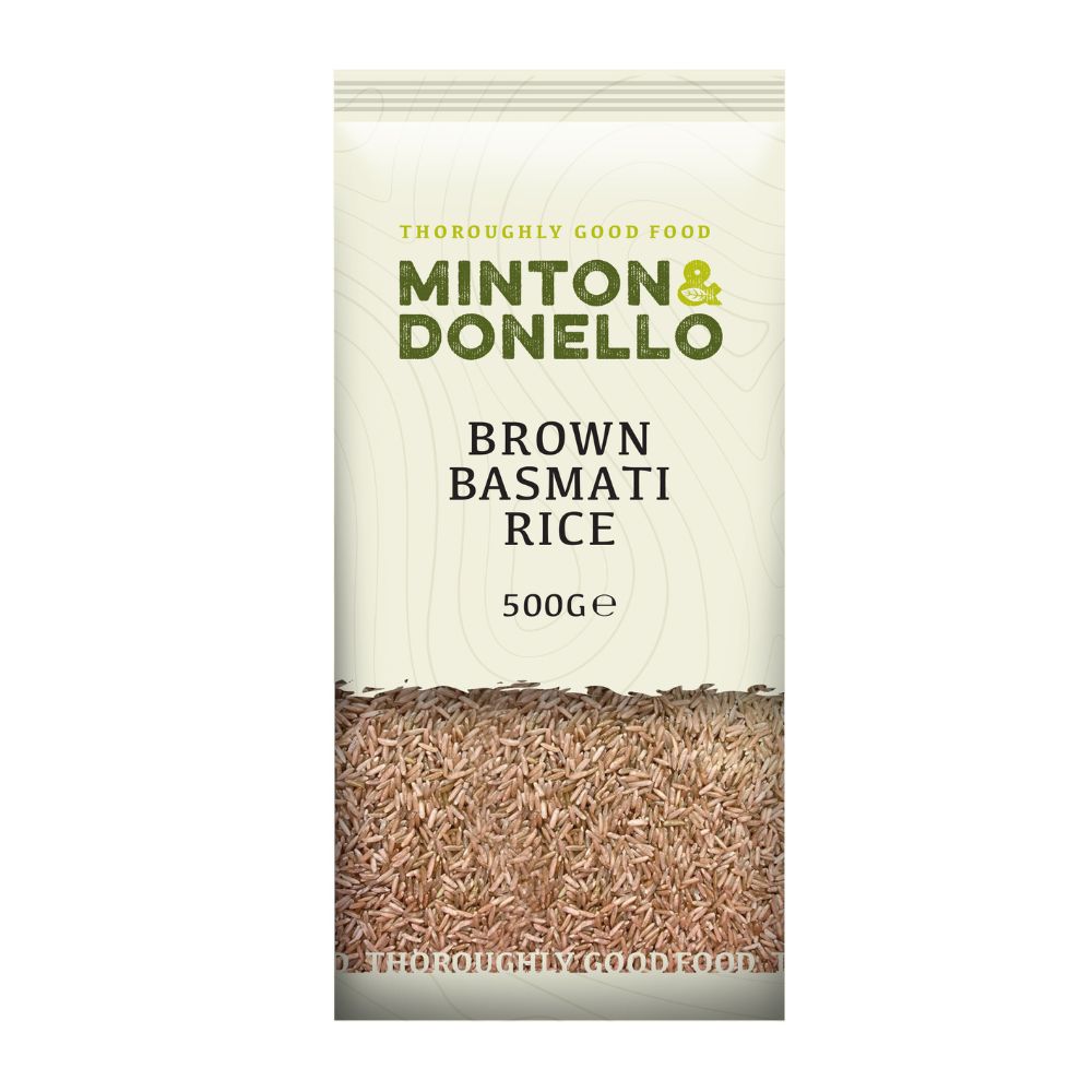 Minton & Donello Brown Basmati Rice 6 x 500g