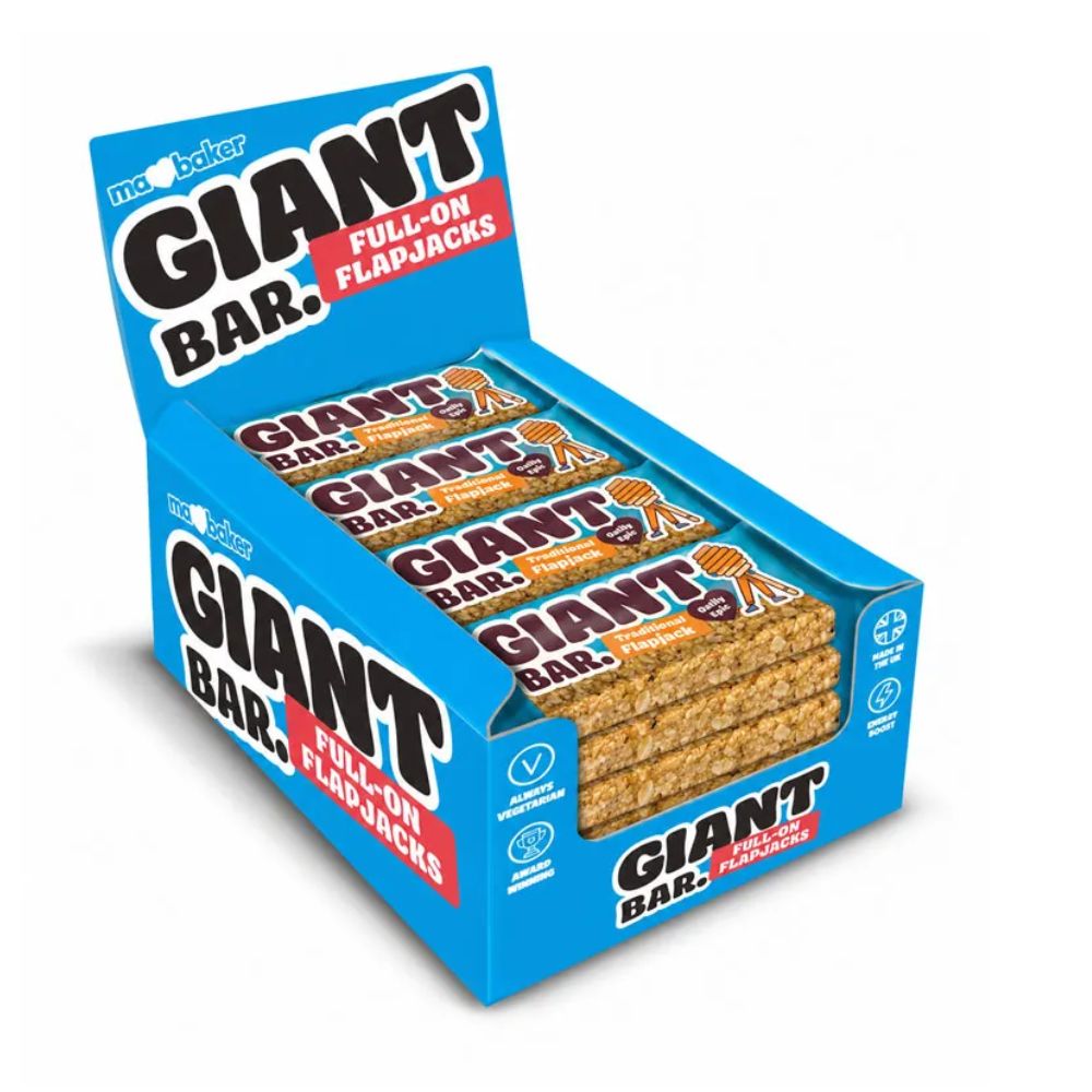 Ma Baker Giant Bar Traditional Golden Syrup Flapjack 20 x 90g