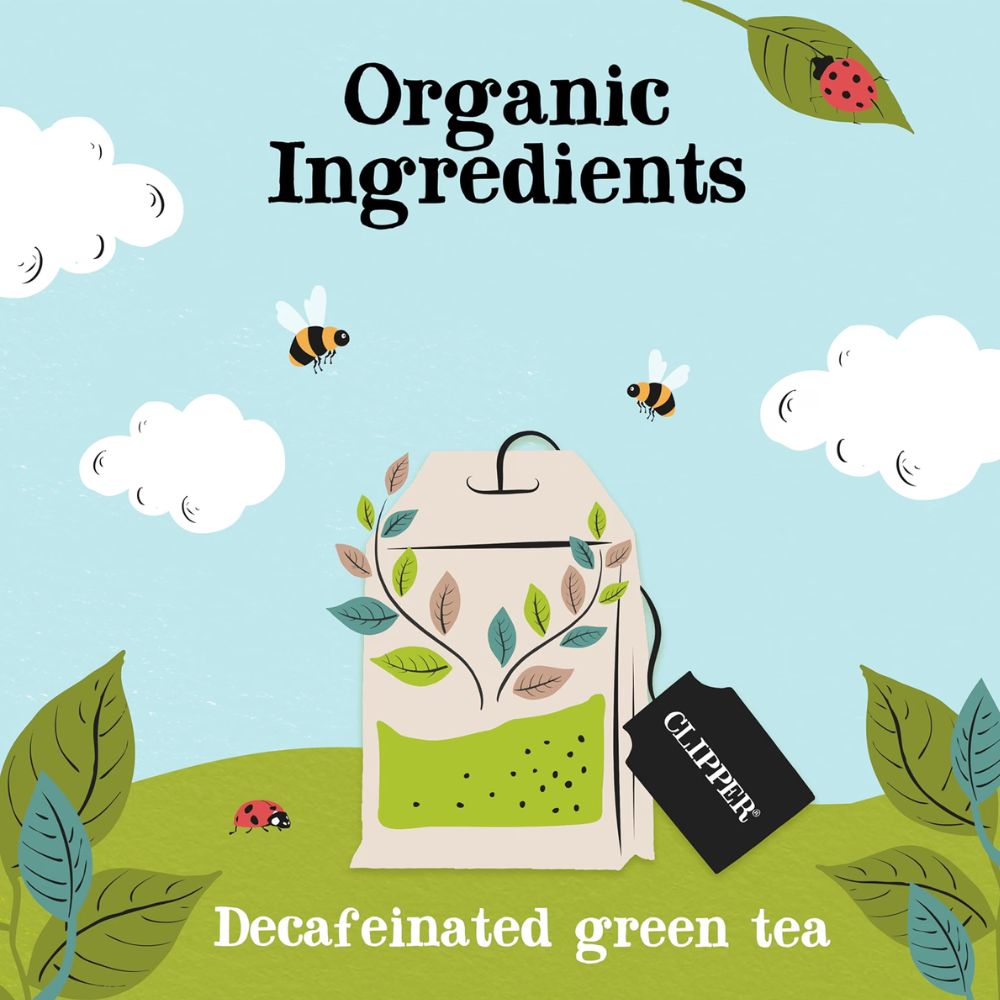 Clipper Fairtrade Organic Decaf Green Tea 40 Bags