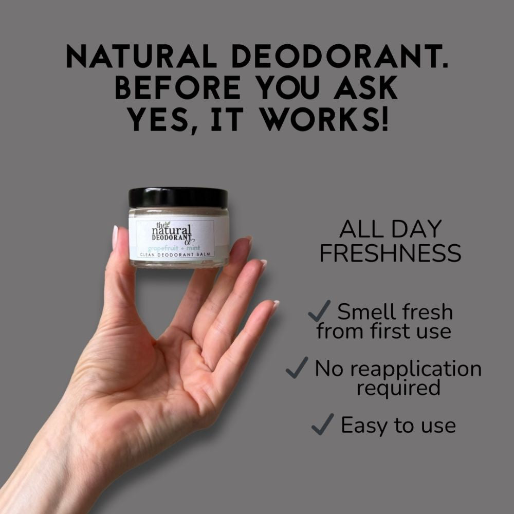 Natural Deo Co Clean Deodorant Balm for Men 55g