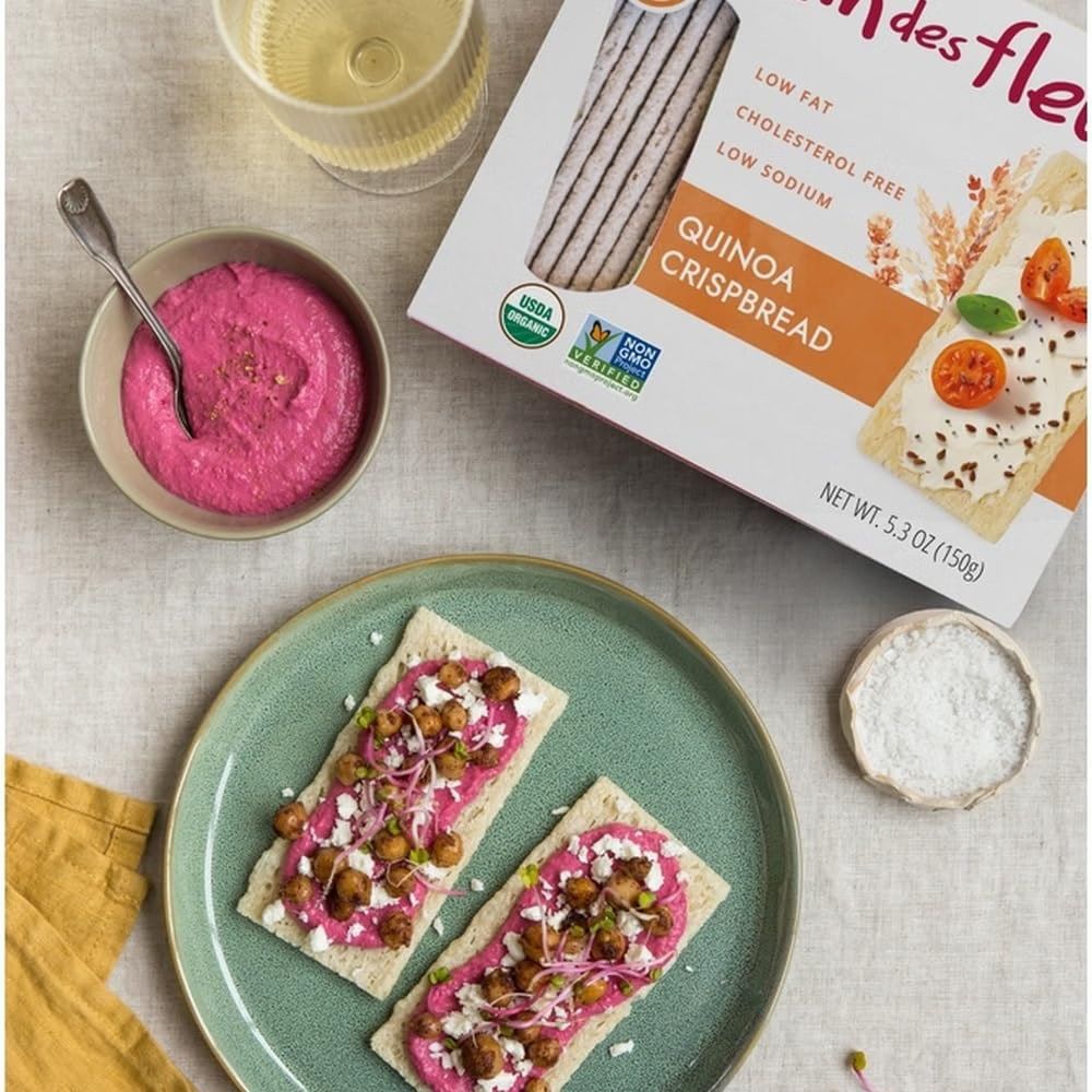 Le Pain Des Fleurs Organic Quinoa Gluten Free Crispbread 6 x 150g