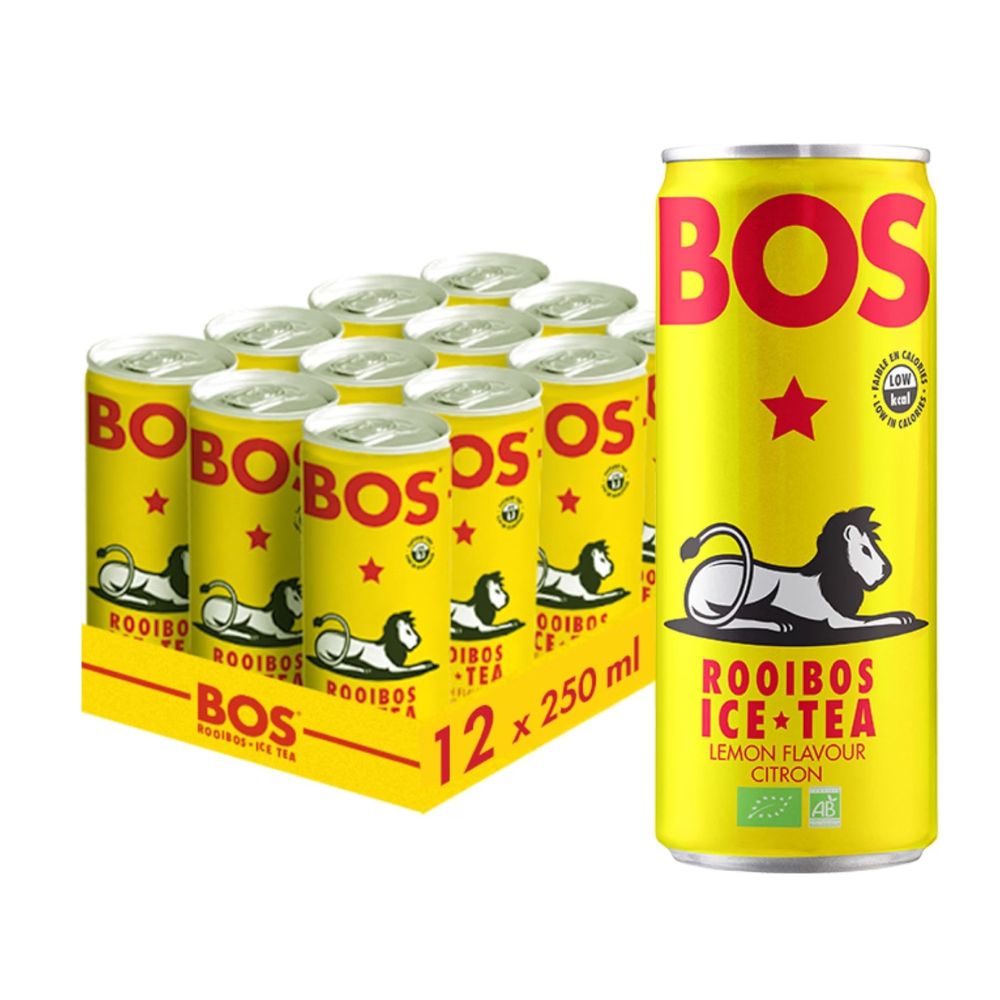 BOS Ice Tea Lemon 12 x 250ml