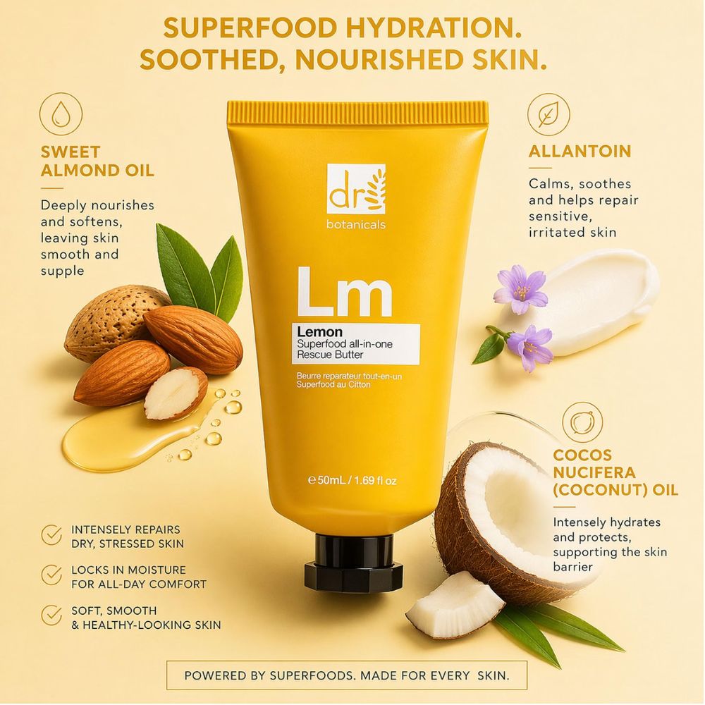 Dr Botanicals Lemon Rescue Butter 50ml