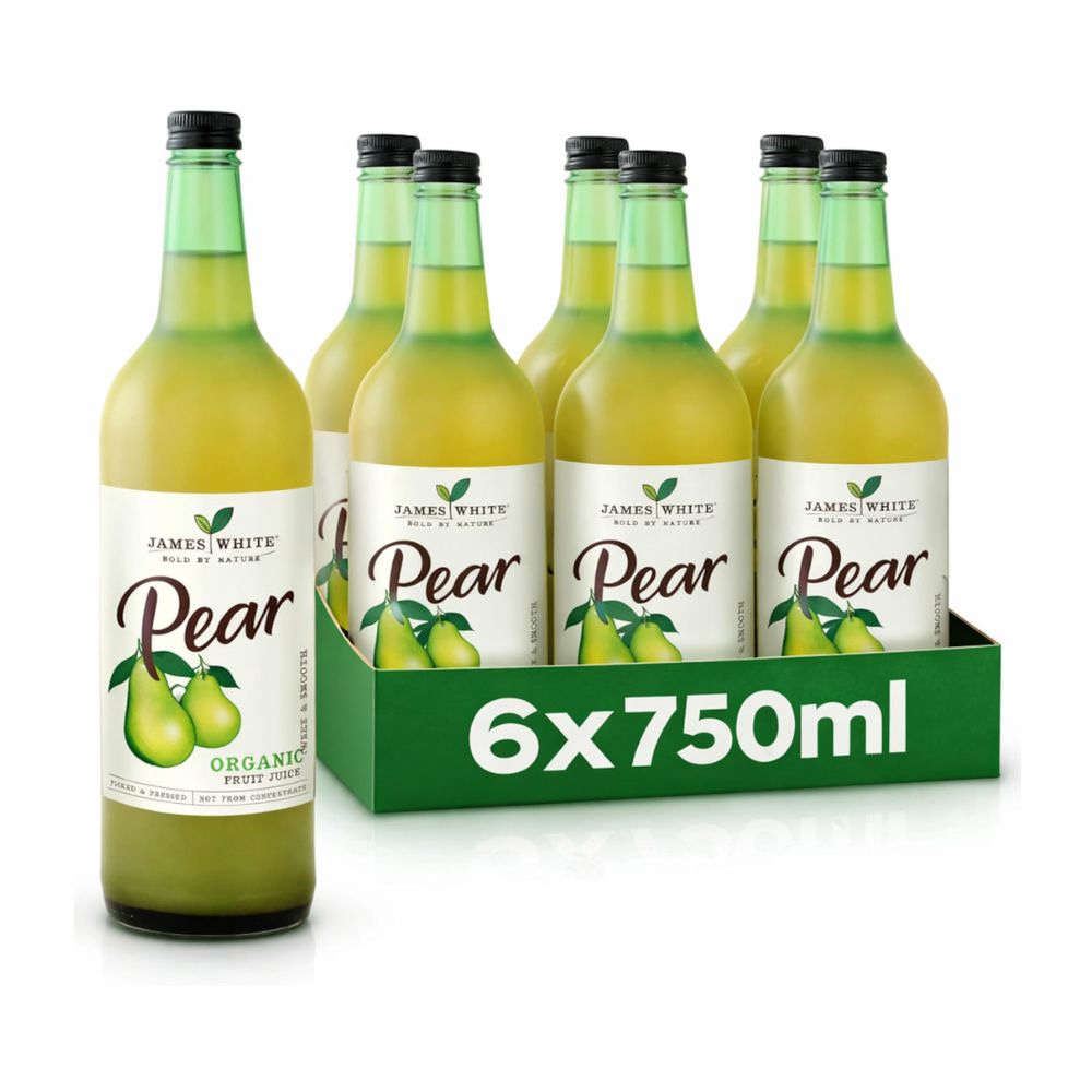 James White Organic Pear Juice 6 x 750ml