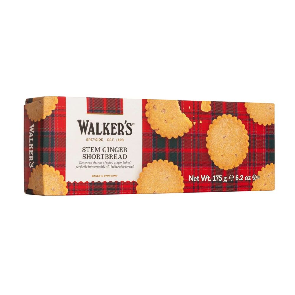 Walker's Shortbread Stem Ginger Shortbread 175g