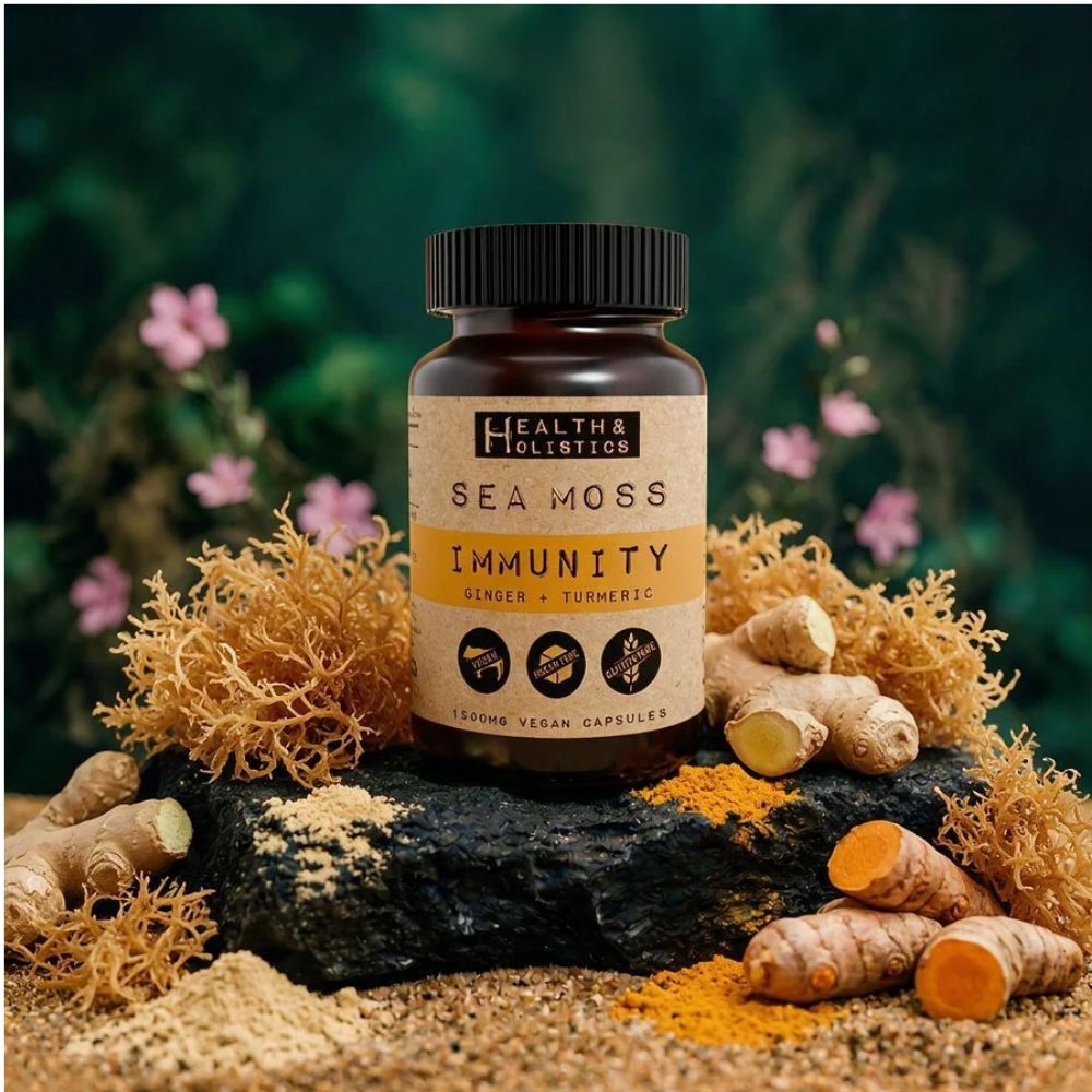 Health & Holistics Sea Moss Ginger & Turmeric 60 Capsules