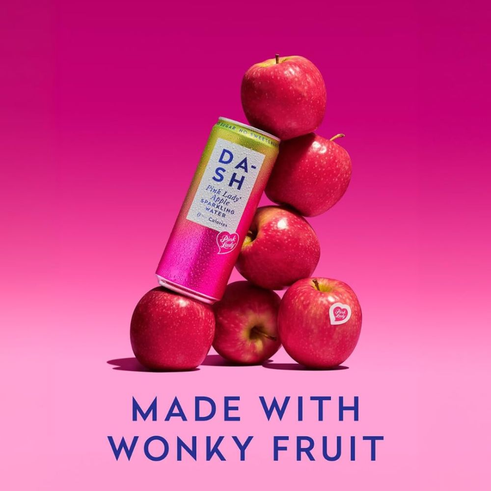 Dash Water Sparkling Water Pink Lady Apple 12 x 330ml