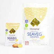 Clearspring Organic Seaveg Crispies Multipack Ginger 5 x 4g