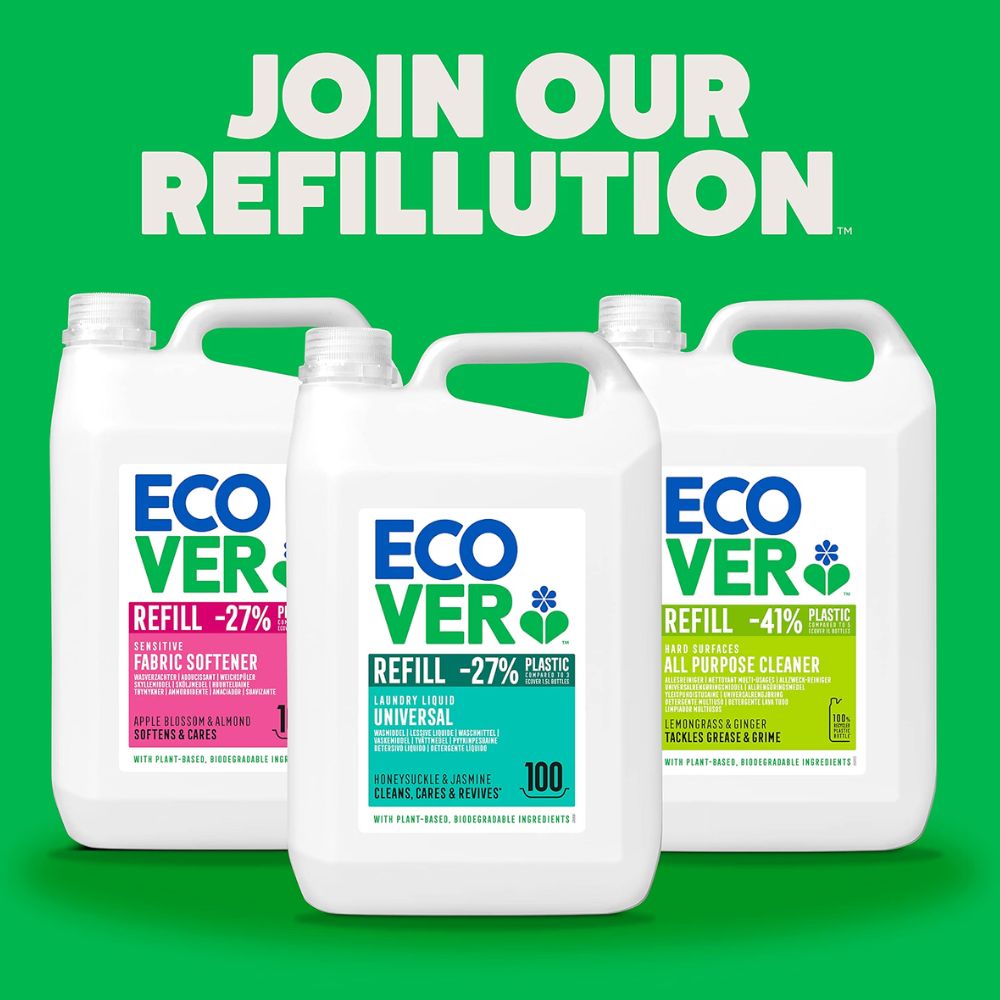 Ecover Lemon and Aloe Vera Washing Up Liquid Refill 15L