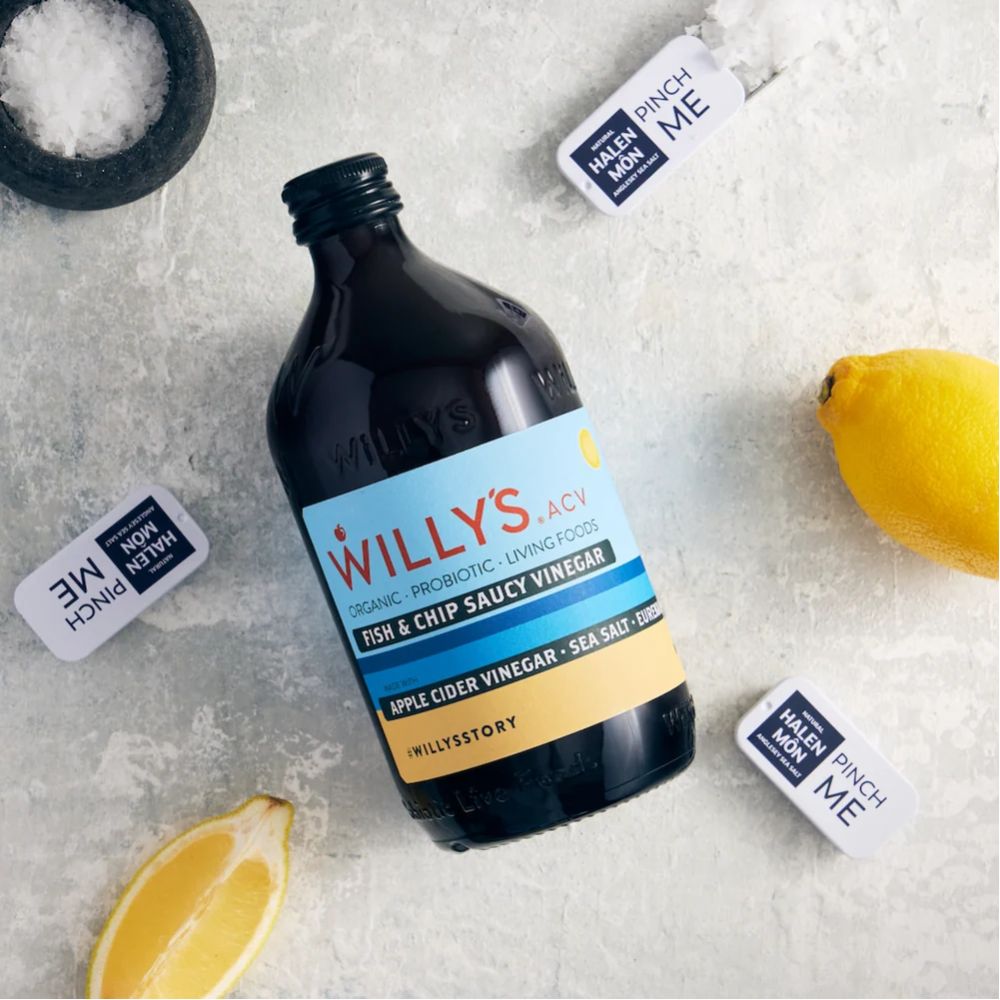 Willy's Fish & Chip Saucy Apple Cider Vinegar 250ml