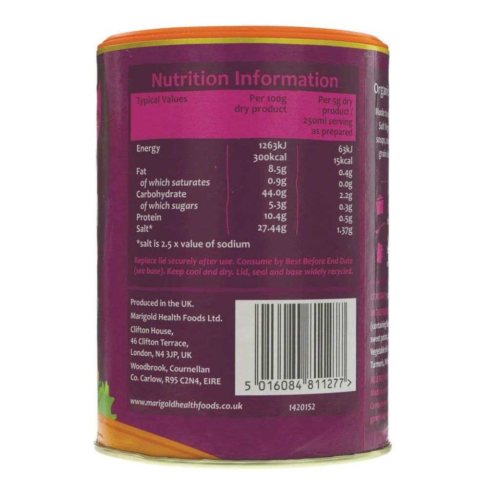 Marigold Less Salt Veg Bouillon Purple 500g