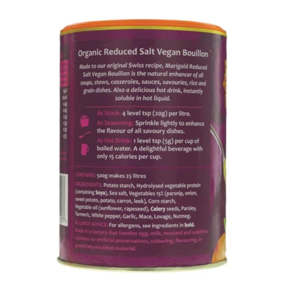 Marigold Less Salt Veg Bouillon Purple 500g