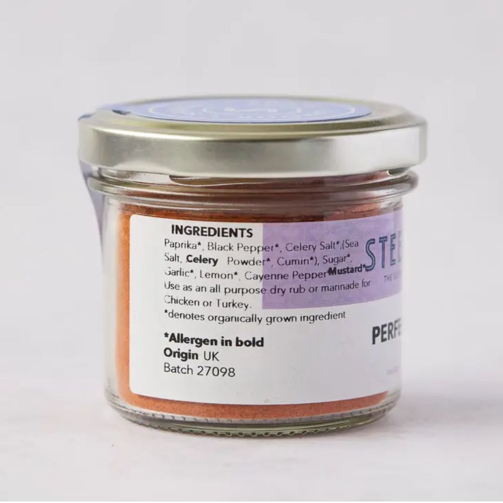 Steenbergs Organic Perfect Poultry Spice Rub 60g