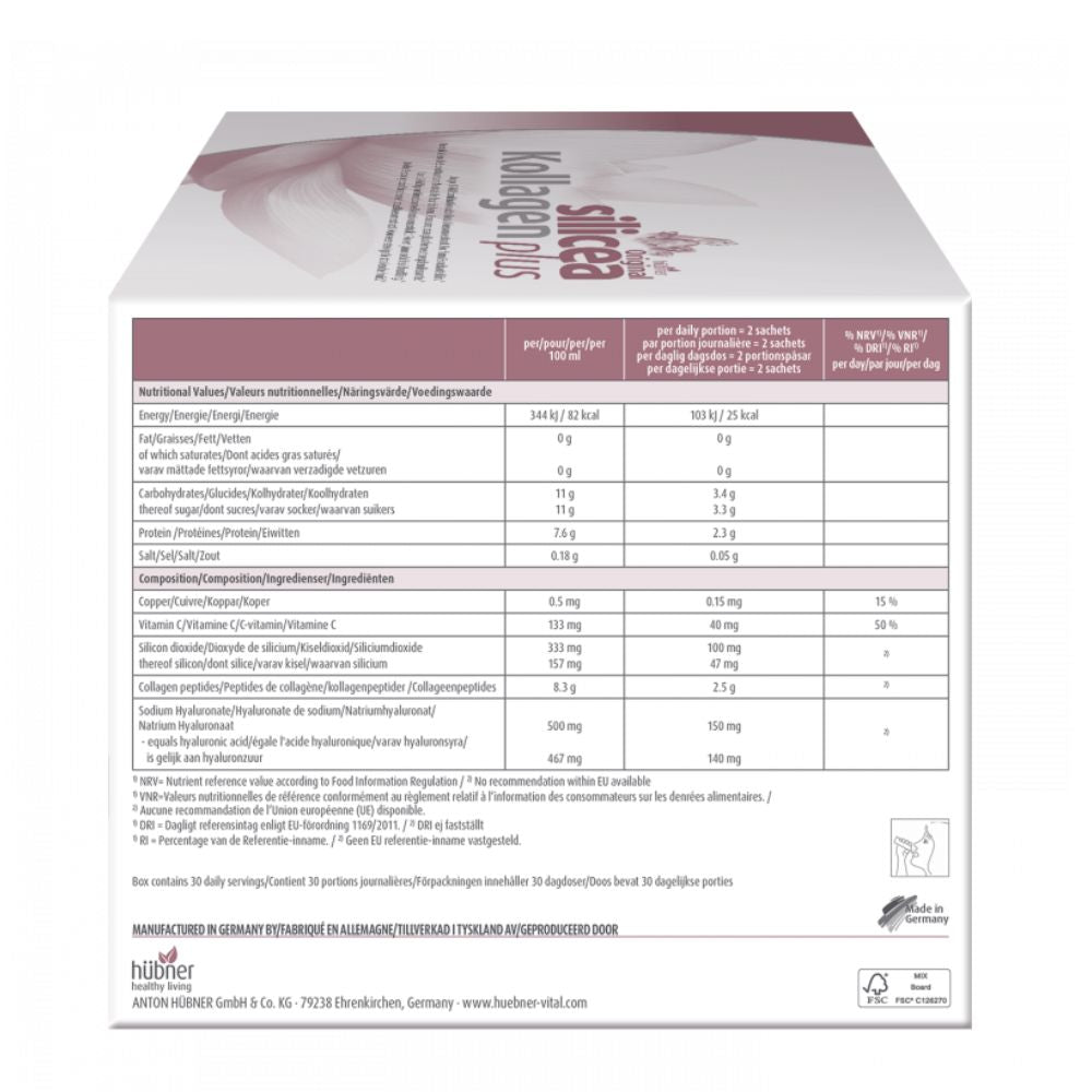 Anton Hubner Silicea Kollagen Plus 60 Sachets
