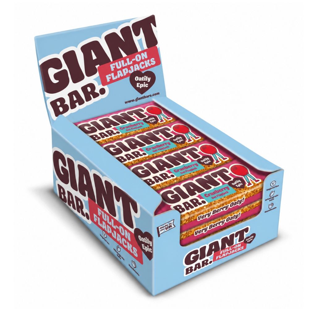 Ma Baker Giant Bar Cranberry Flapjack 20 x 90g