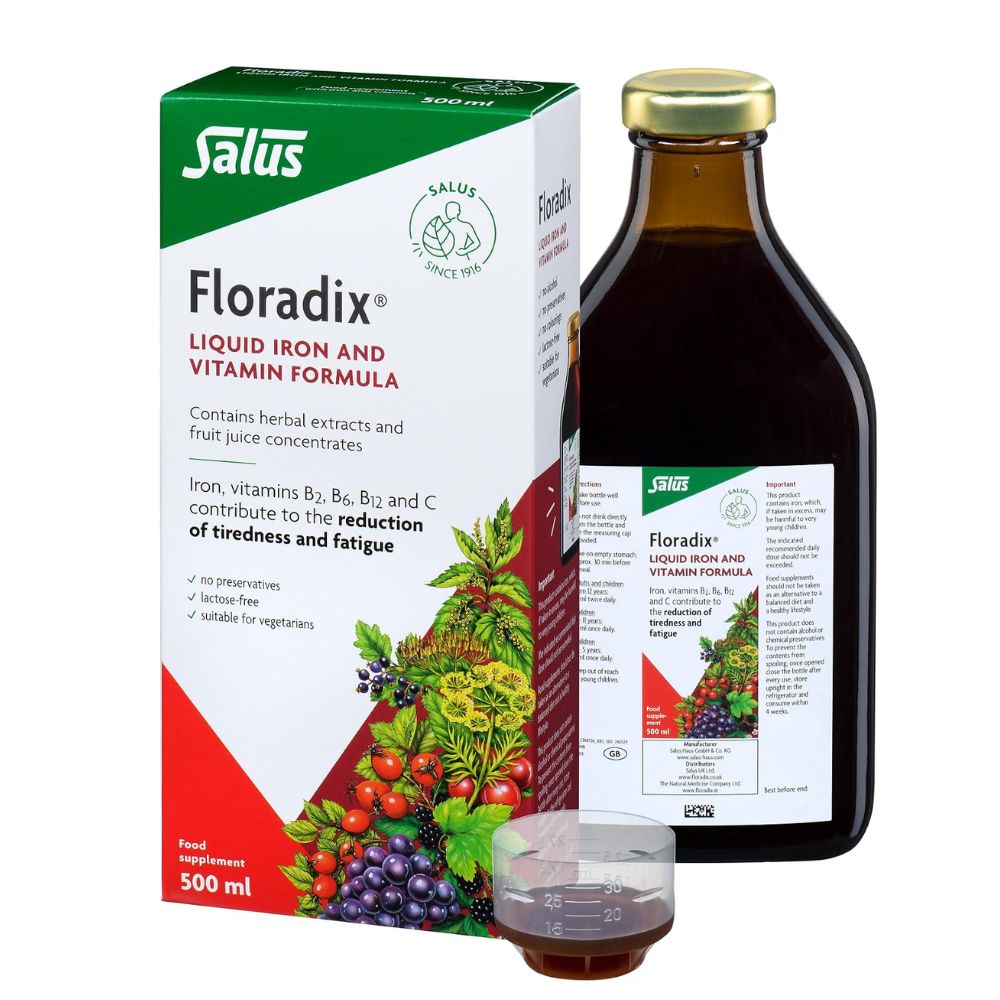 Floradix Liquid Iron & Vitamin Formula 500ml