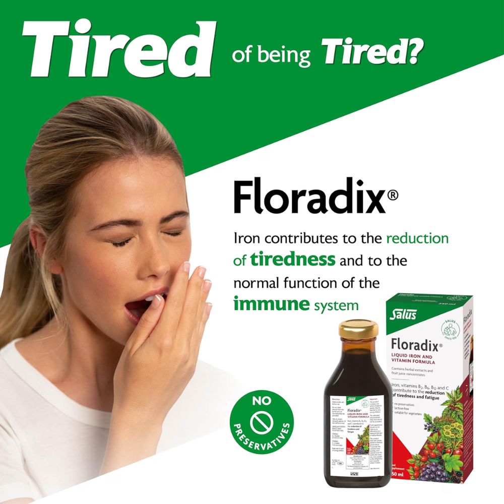 Floradix Liquid Iron & Vitamin Formula 500ml