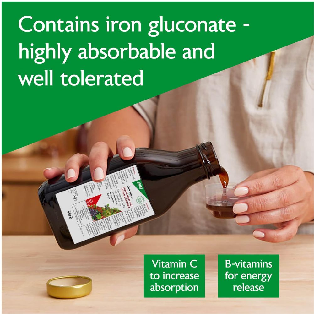 Floradix Liquid Iron & Vitamin Formula 500ml