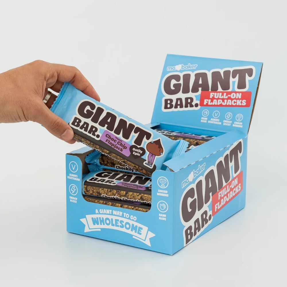 Ma Baker Giant Bar Chocolate Chip Flapjack 20 x 100g