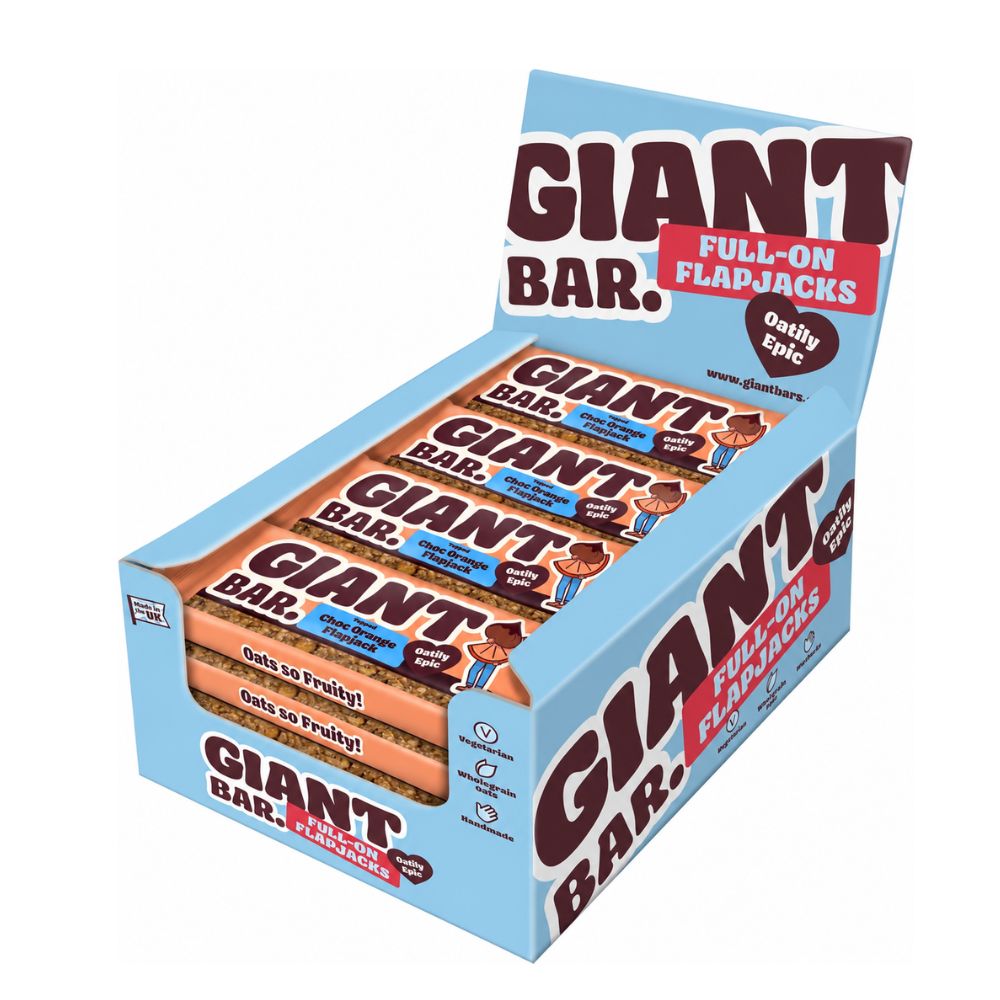 Ma Baker Giant Bar Chocolate Orange Flapjack Bars 20 x 100g