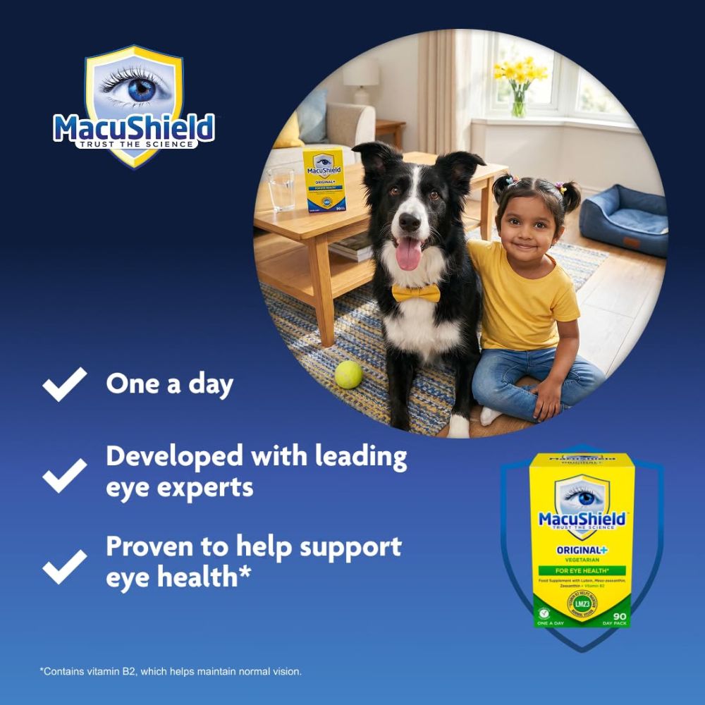 MacuShield Original+ Vegetarian 90 Capsules
