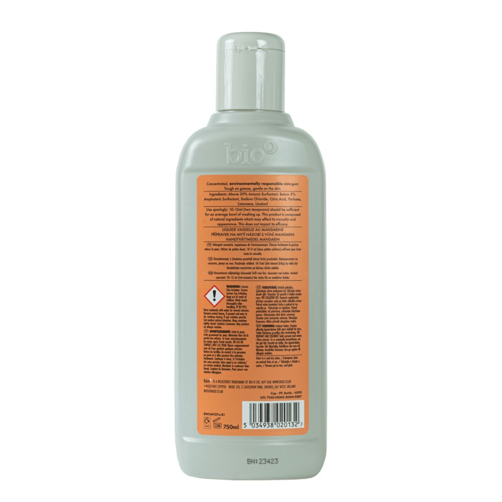 Bio-D Mandarin Washing Up Liquid 750ml