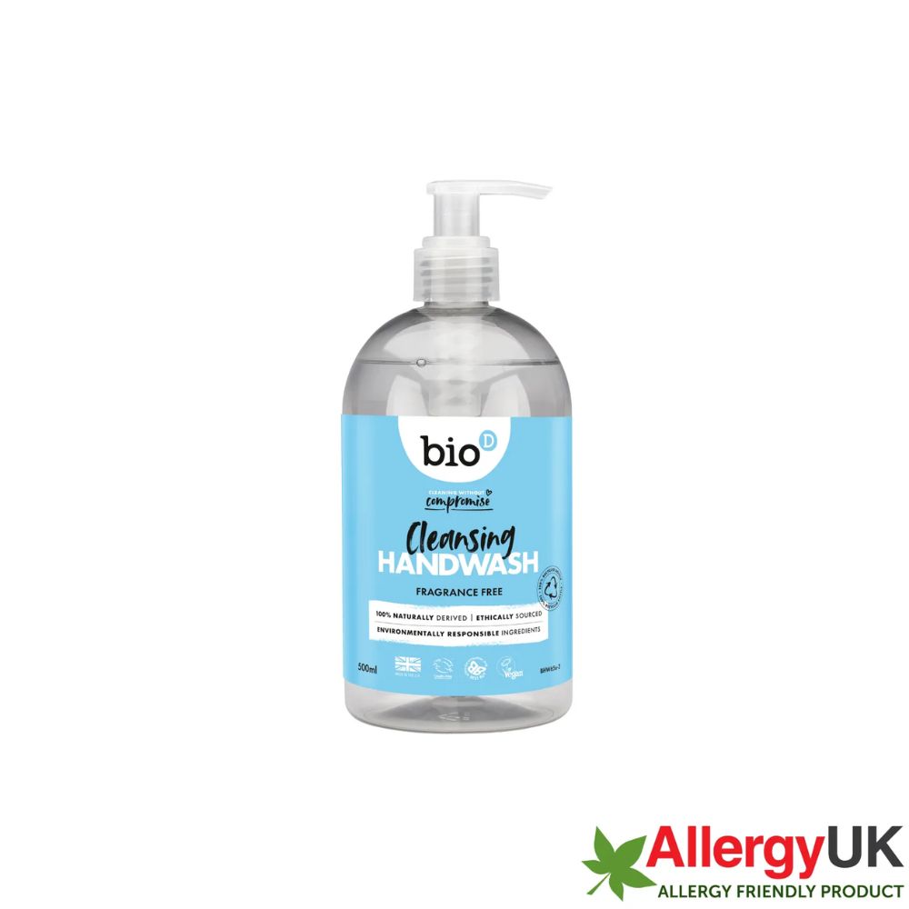 Bio-D Fragrance Free Cleansing Hand Wash 500ml