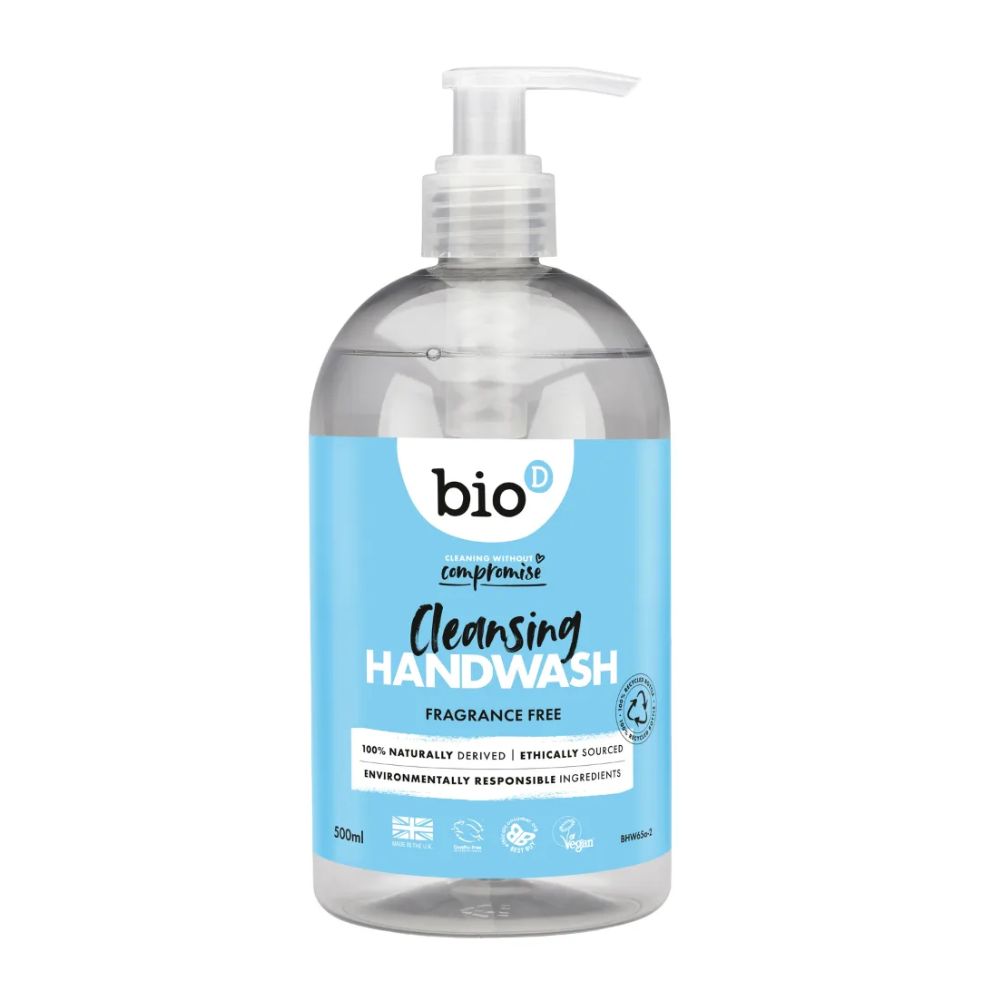 Bio-D Fragrance Free Cleansing Hand Wash 500ml