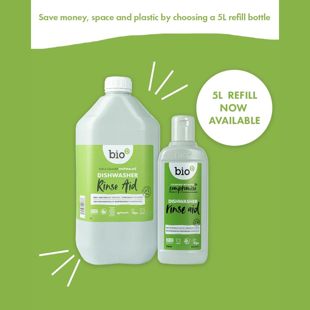 Bio-D Dishwasher Rinse Aid 750ml