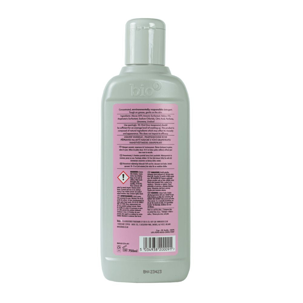Bio-D Grapefruit Washing Up Liquid 750ml