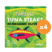Fish4Ever Yellowfin Tuna In Organic Olive Oil 4 x 160g