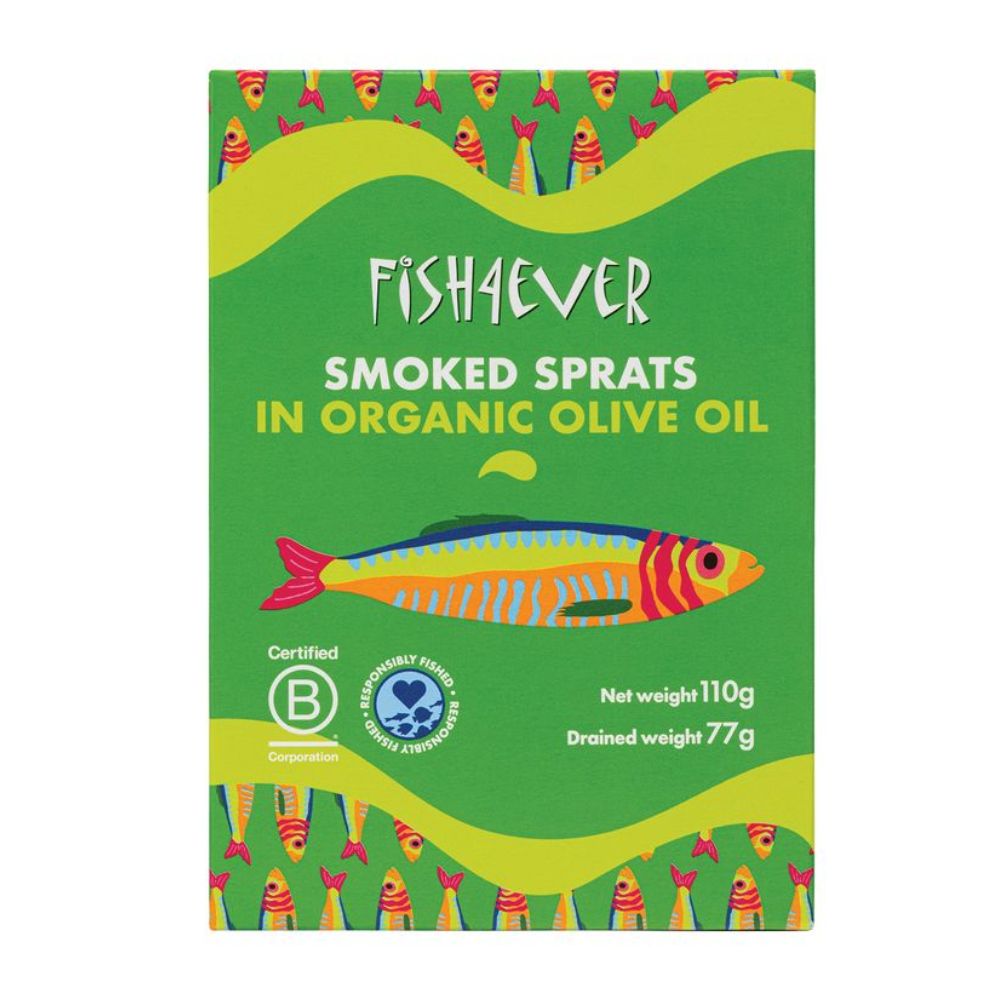 Fish4Ever Smoked Sprats in Olive Oil 6 x 110g