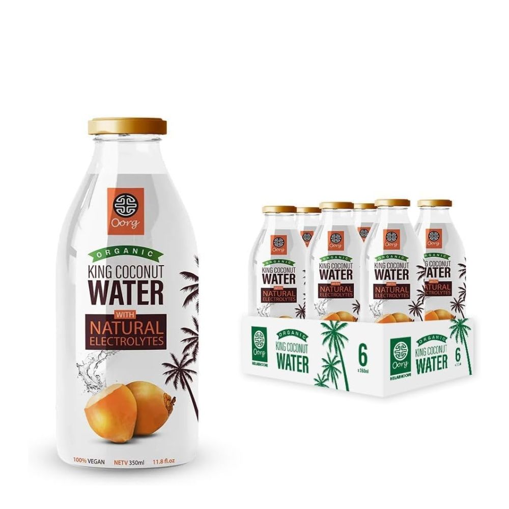 OORG Organic King Coconut Water 6 x 350ml