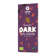 Oxfam Fair Trade Organic Dark Chocolate 72% 100g