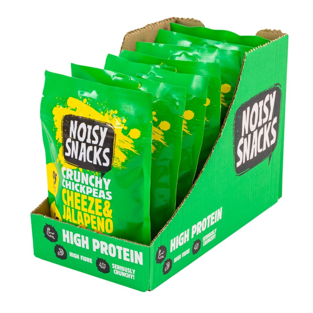 Noisy Snacks Chickpeas Cheeze & Jalapeno 7 x 100g