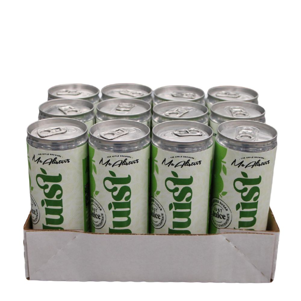 Juist Pure Still Apple Juice Can 12 x 250ml