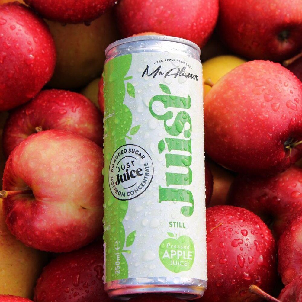 Juist Pure Still Apple Juice Can 12 x 250ml