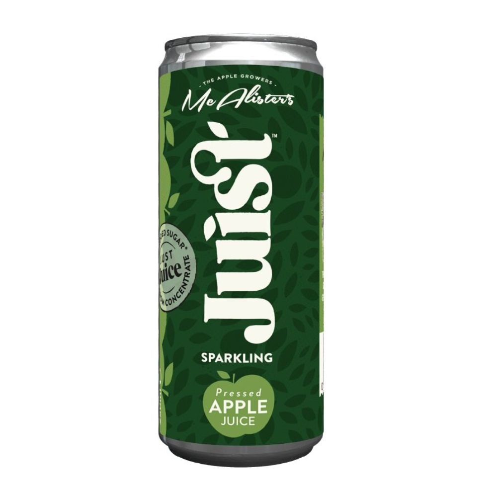 Juist Sparkling Pure Apple Juice Can 12 x 250ml
