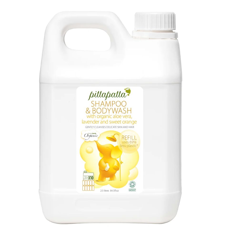 Simply Gentle Pittapatta Organic Shampoo & Bodywash Refill 2.5 Litre